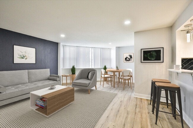 Deluxe Open Layout - West River Apartments