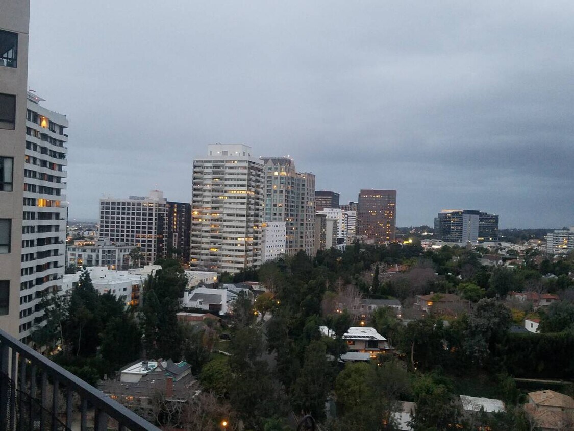 VIEW FROM LIVING ROOM - 10535 Wilshire Blvd