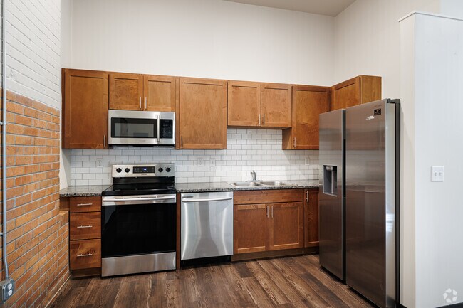 1BR, 1BA - 1,159SF - Kitchen - Lyon School Apartments