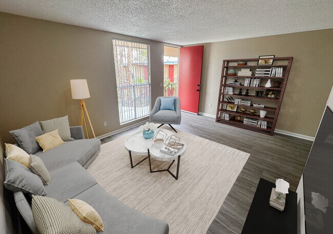 1 habitación, 1 baño - Sala de estar - Maryland Park Apartments
