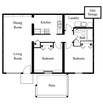 Two Bedroom One Bath Apartment