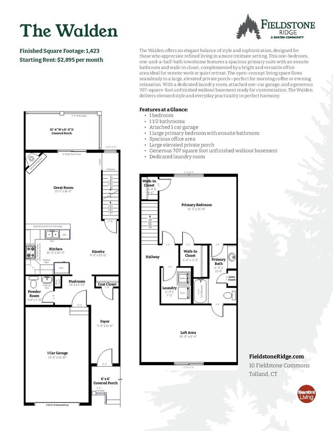Plano de planta - Fieldstone Ridge