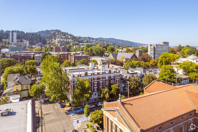 Aerial Photo - Tudor Arms Apartments