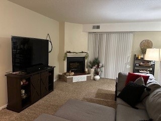 Living Area with Fireplace - Little Traverse Village