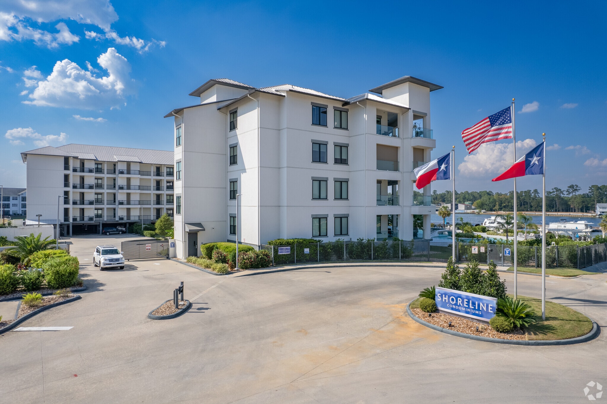 Shoreline on Lake Conroe