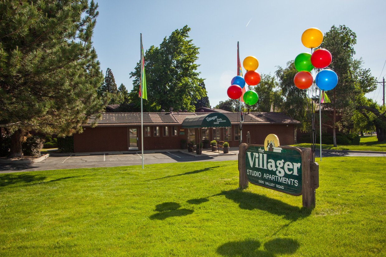 Front Entrance - The Villager Studio Apartments