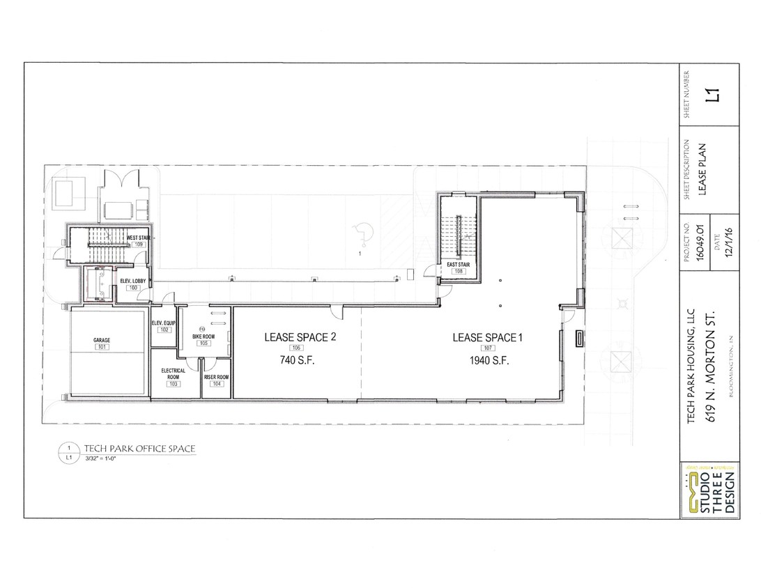 Commercial Floor Plan - Tech Park Apartments