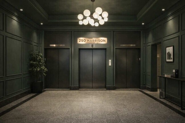 Representación del vestíbulo - The Harrison Building