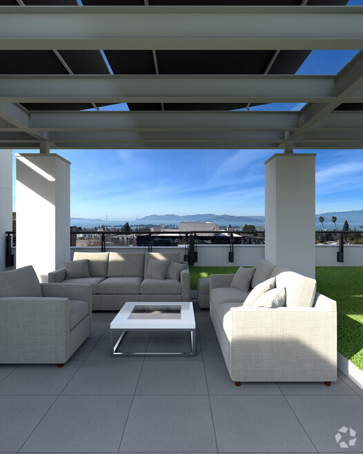 Roof Terrace 3 - The Berkeley Place Apartments