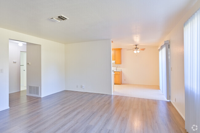 2BR, 1BA - 1000SF Laminate Livingroom - Garden Terrace Apts