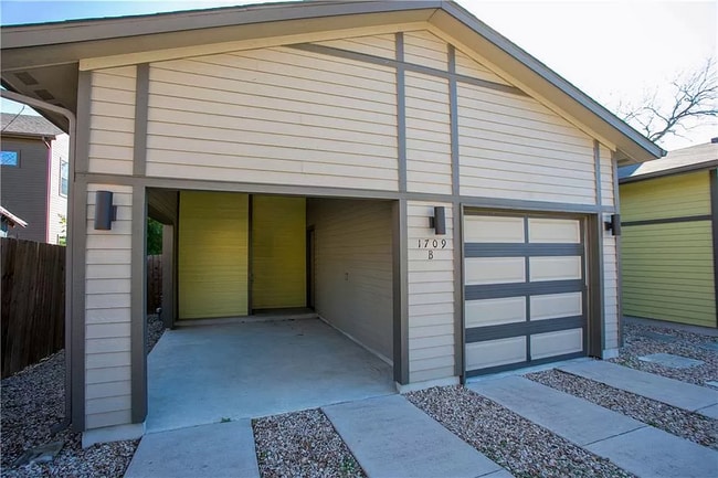 Garage and carport - 1709 E 18th St