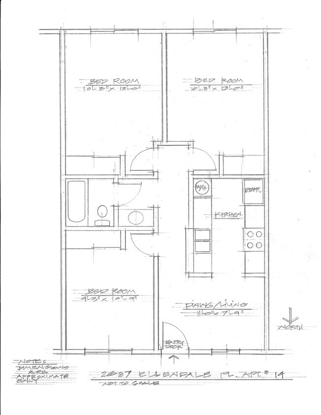 2637 Ellendale Pl Unit 14, Los Angeles, CA 90007 Apartment for Rent