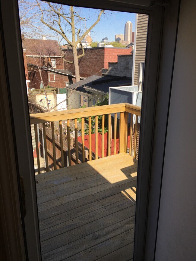 View from the deck - 1713 Sidney St