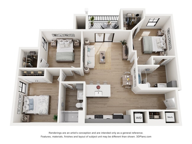 Floorplan - Junction at Fayetteville