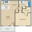 1 Bed /1 Bath