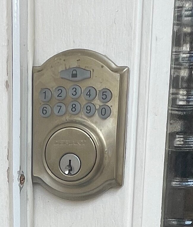 Keypad lock for convenience and security - 231 43rd St