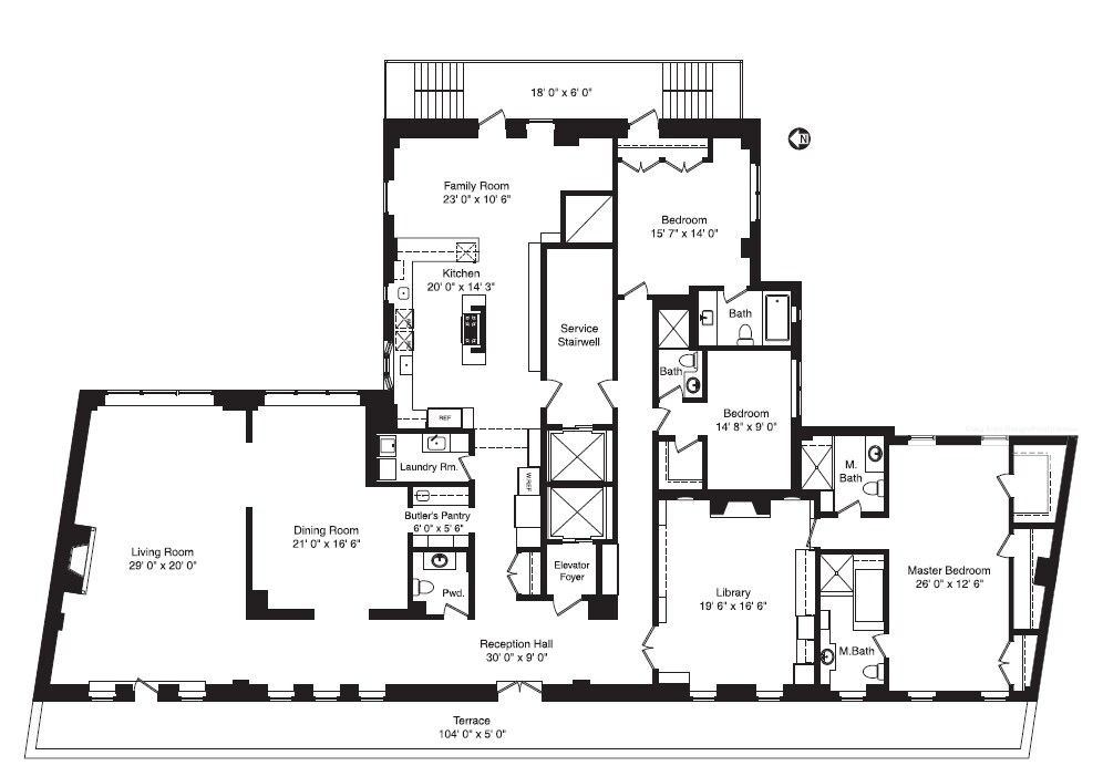 3HAB/2.5BA - 1209 N Astor St