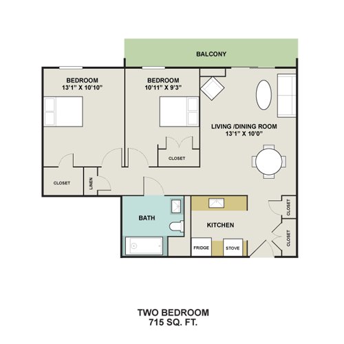 Plano de planta - New Baltimore - A Senior Community