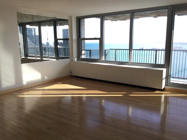 Vista al lago desde el amplio salón. - 400 E Randolph St