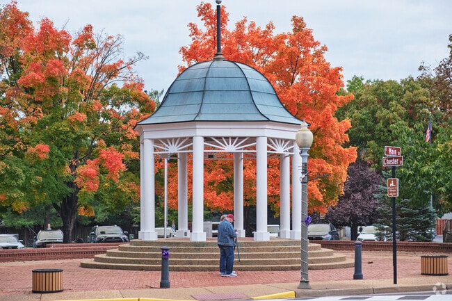 The beauty of the Front Royal Town Square is an attraction for visitors and locals alike.
