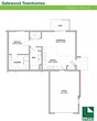 1 Bedroom / 1 Bathroom Townhome