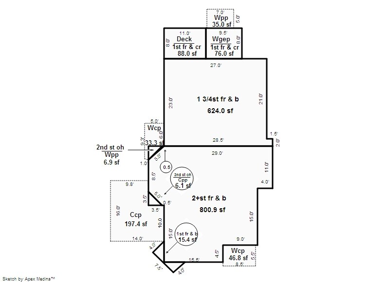 Floorplan - 431-435 Woodward Ave