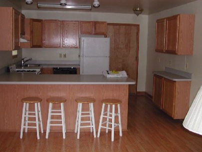 Cocina del apartamento N.º 6 - Brown Street Apartments