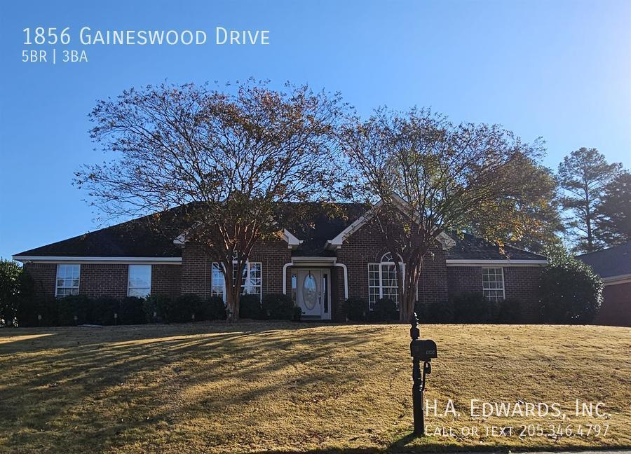 1856 Gaineswood Dr, Tuscaloosa, AL 35406 House Rental in Tuscaloosa