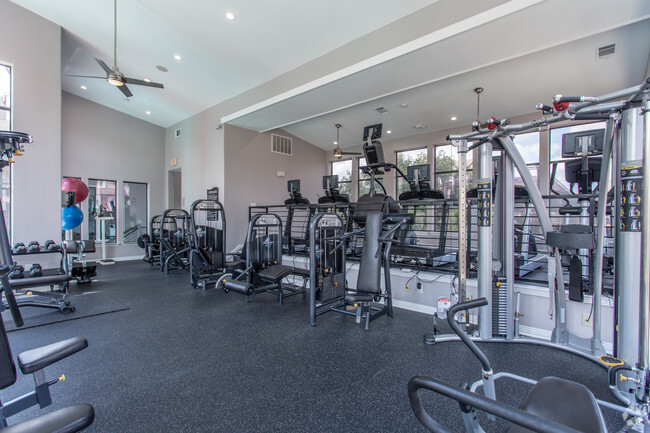 Fitness Center - The Village at Bellaire Apartments