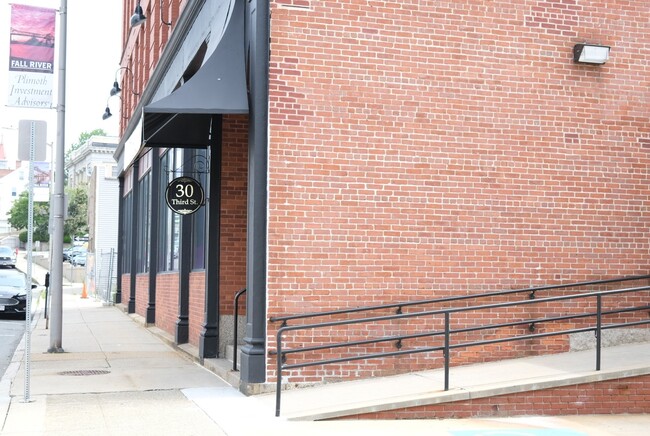 Trolley Building Entrance - Downtown Lofts