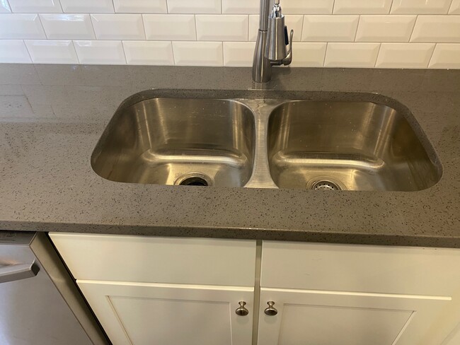 Under counter stainless steel double sink - 8192 S Fillmore Way