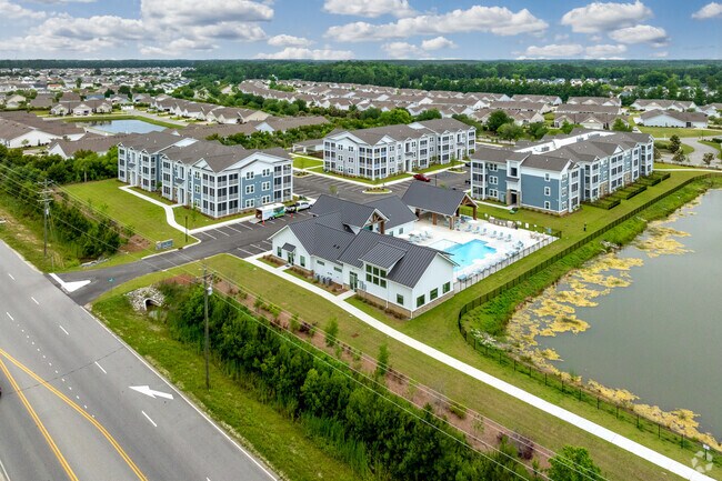 Aerial view. - Anchor Pointe Apartments