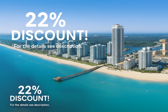 La Perla arial view from the ocean - 16699 Collins Ave