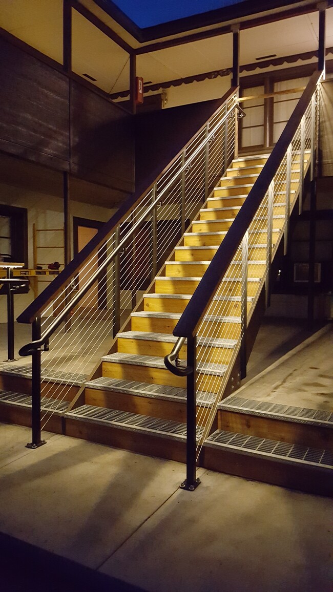 Stairs to 2nd story units - 227 Main Ave E