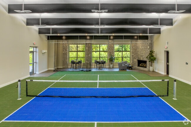 Indoor Pickleball Court & Lounge - Flats at Sugar Run