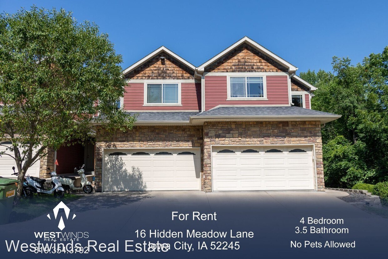 4 br, 3.5 bath House 16 Hidden Meadow Lane House Rental in Iowa