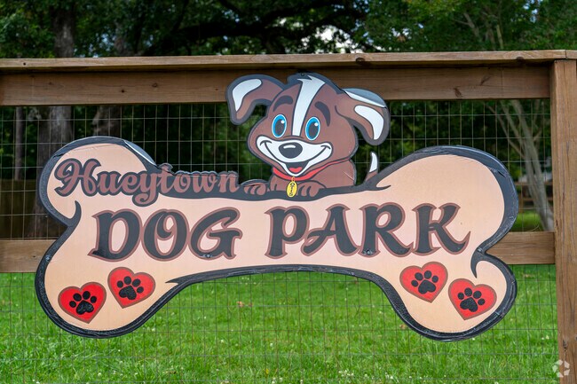 The Hueytown Dog Park offers an outdoor playground for dogs to play off-leash.