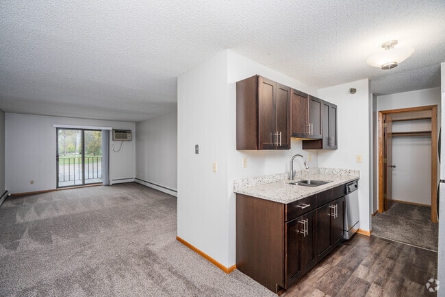 1 habitación, 1 baño - 758 pies cuadrados - Cocina - Brier Creek Apartments