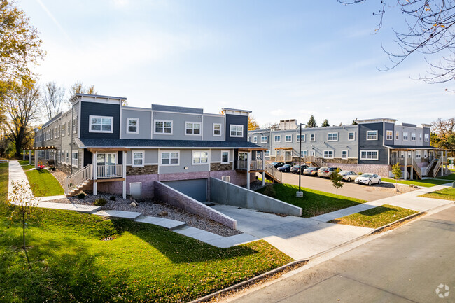 North East Corner - Underground Parking Entrance and Off-Street Parking - 1300 Residences