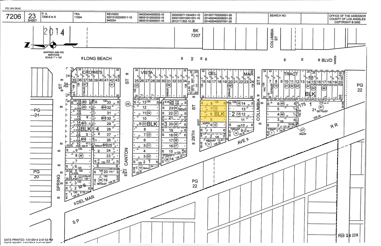 Plat Map - 210 E 29th St