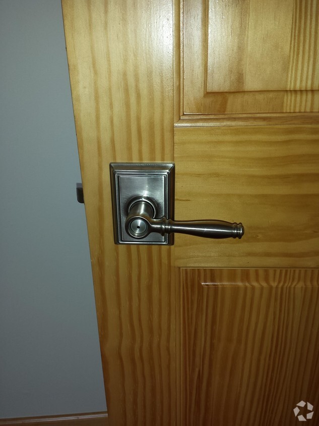 Custom satin nickel door hardware - 6217-23 S. Kenwood Ave