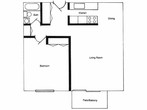 One Bedroom - Plan 11A