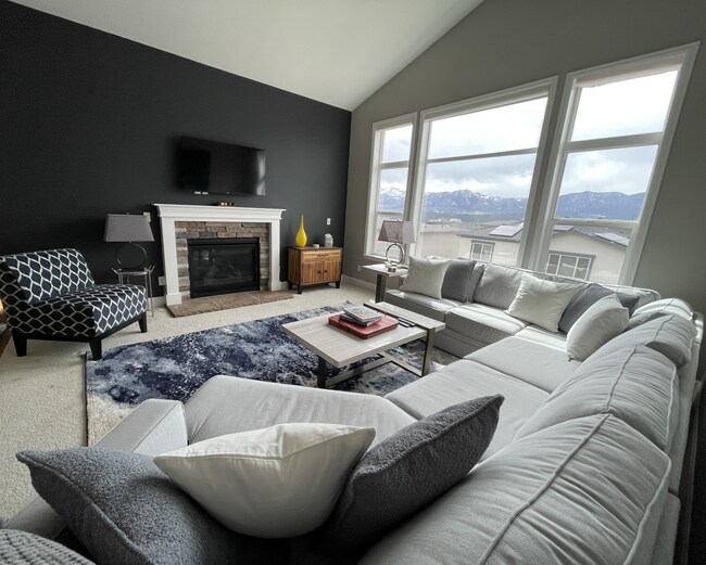 Sala de estar con chimenea a gas y vistas! - 1410 Promontory Bluff Vw