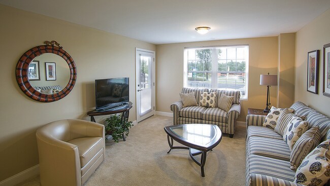 Sala de estar - Harrison Hill Apartments