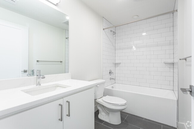 2BR, 2BA - 909SF - Second Bathroom - Block 8