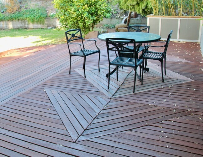 Backyard deck - 10249 33rd Ave sw