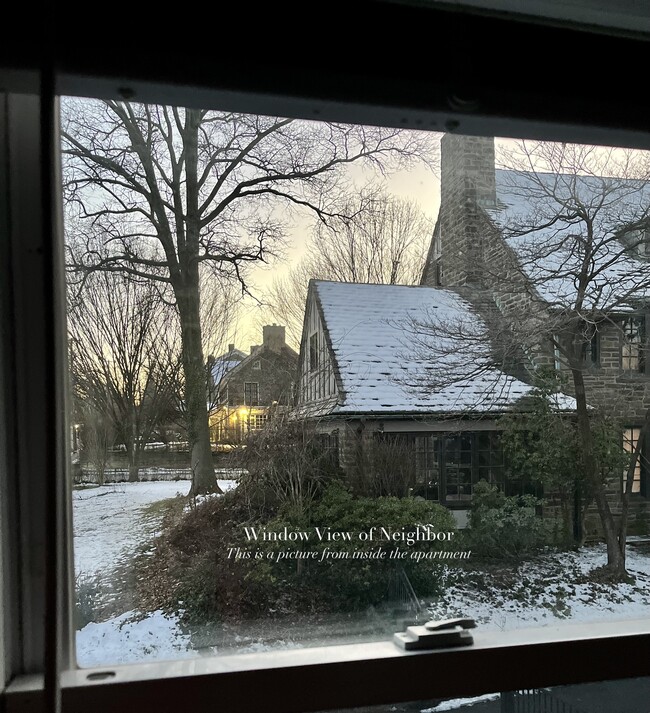 Window View from Inside Apartment - 7001 Germantown Ave