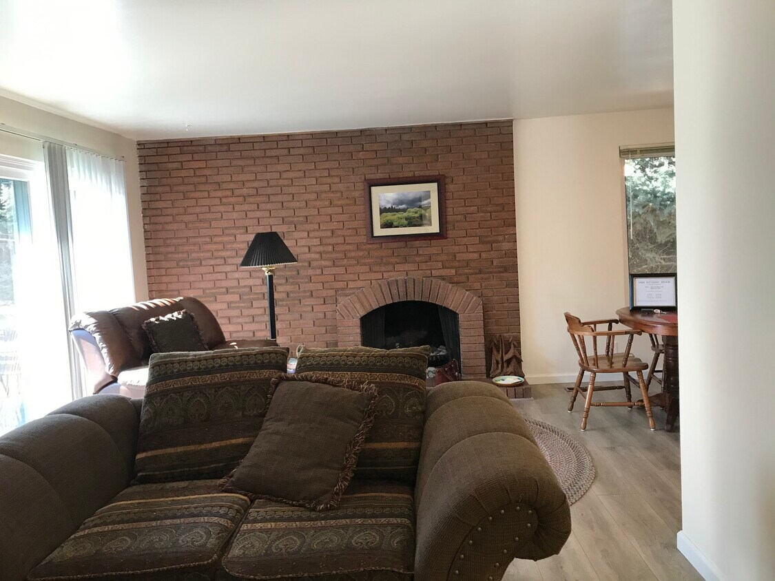Real fireplace - 1407 B Murphy's Lane