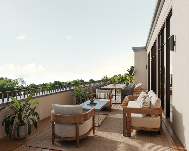 The Truette Apartment Balcony - The Truette