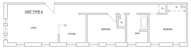 2 Beds/1 Bath - Harrison Village